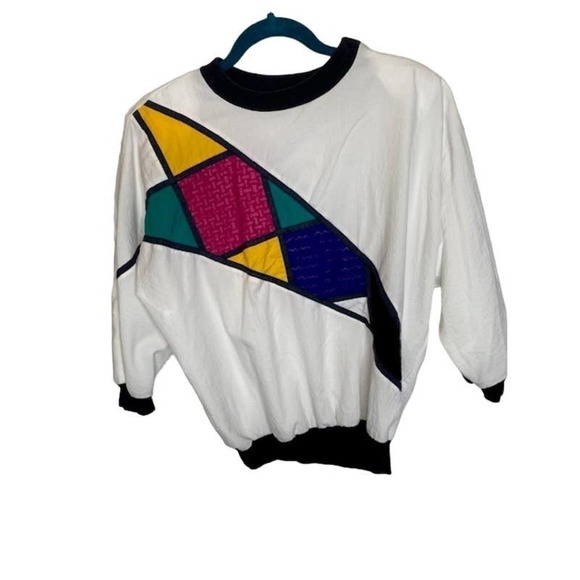 Teddi Sport petite women's pullover top 3/4 sleeve size M - Picture 4 of 4